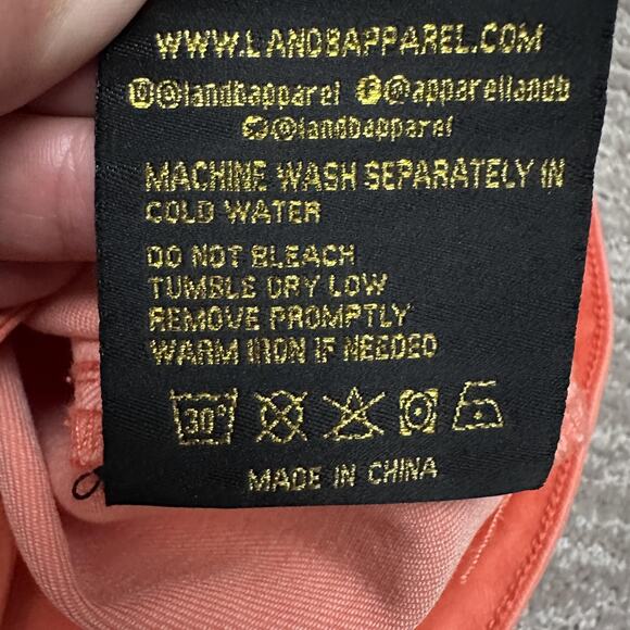 Lucky & Blessed Flare Pants Womens 2 Coral Lace Trim Boho Festival Retro Western - Picture 9 of 13